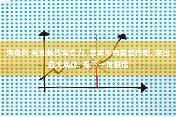 海龟网 看到解放军实力, 美军不再装聋作哑, 亮出最大底牌, 撂下一句狠话